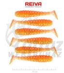 Reiva Stream Shad - 10cm - Shiny Orange Dots - Reiva Gumihal (9906-102)