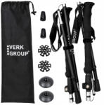 Nordic walking bot, túrabot, 2 db, fekete - állítható trekking bot (v14703_CZ)