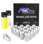 FMIC Kovácsolt alumínium kerékanya Fmic M12x1.25 Ezüst 20db kúpos (FP-NU-001-S)