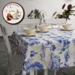 Ralex Pucioasa Față de masă antimurdărire 140x180 cm, Model vintage Albastru (500.101-92186) Fata de masa