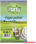 TUTI Pohár eldobható papír TUTI Party 3dl 10 darab/csomag - nyomtassotthon