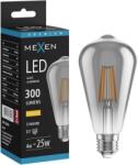 Mexen Vintis, LED izzószálas izzó E27, ST64, 4 W, meleg fehér 2200K, füstszínű, L152-E27-0422-70 (L152-E27-0422-70)
