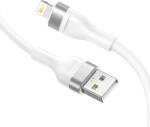 Lito Кабел за данни с USB конектори, Lightning 60W, 1.2m - Lito (LD02) - Бял