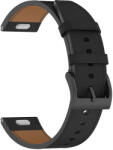 Techsuit - Каишка за часовник 20 мм (W073) - Samsung Galaxy Watch4/5/Active 2, Huawei Watch GT 3 (42 мм)/GT 3 Pro (43 мм) - черен (KF2347472)