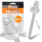 Polax 300x Törhető szegecsek 4x6 mm Alumínium horganyzott Acél Strapabíró szegecs 9 9T (37-007(X6))