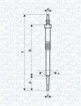 Magneti Marelli Bujie incandescenta MAGNETI MARELLI 062900082304 (062900082304)
