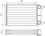 VALEO Schimbător de căldură, încălzire habitaclu VALEO 811516 (811516) - automobilus