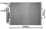 VAN WEZEL Condensator, climatizare VAN WEZEL 43005454 (43005454)
