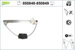 VALEO Mecanism actionare geam VALEO 850849 (850849)