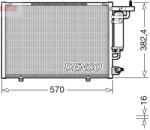 DENSO Condensator, climatizare DENSO DCN10052 (DCN10052)