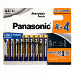 Panasonic Everyday Power LR6EPS/12BW Alkaline 1, 5V tartós AA ceruza elem (Panasonic-LR6EPS-12BW)