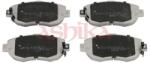 ASHIKA set placute frana, frana disc ASHIKA 50-02-207 (50-02-207)