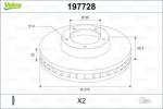VALEO Disc frana VALEO 197728 (197728)