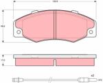 TRW set placute frana, frana disc TRW GDB903 (GDB903)