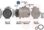 VAN WEZEL Compresor, climatizare VAN WEZEL 3000K393 (3000K393)