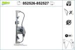 VALEO Mecanism actionare geam VALEO 852526 (852526)