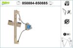 VALEO Mecanism actionare geam VALEO 850884 (850884)