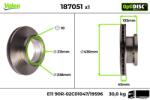 VALEO Disc frana VALEO OptiDISC 187051 (187051)