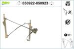 VALEO Mecanism actionare geam VALEO 850922 (850922)