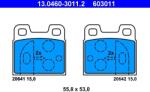 ATE set placute frana, frana disc ATE 13.0460-3011.2 (13.0460-3011.2)