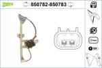 VALEO Mecanism actionare geam VALEO 850783 (850783)