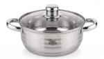  Happy Cooking Rozsdamentes Lábas Üvegfedővel 2, 5 L (RS-1227-20) (RS-1227-20)