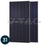 V-TAC OSDA 31db 620W bifacial napelem, N-Type TIER1 duplaüveges szolár panel - SKU 12753 (1275331)