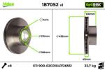 VALEO Disc frana VALEO OptiDISC 187052 (187052)