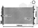 VAN WEZEL Radiator, racire motor VAN WEZEL 37002474 (37002474)