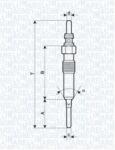Magneti Marelli Bujie incandescenta MAGNETI MARELLI 062900087304 (062900087304)