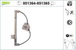 VALEO Mecanism actionare geam VALEO 851364 (851364)