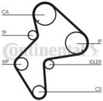 Continental Ctam Set curea de distributie CONTINENTAL CTAM CT775K1 (CT775K1) - automobilus
