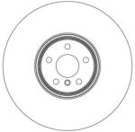 TRW Disc frana TRW SINGLE DF6638S (DF6638S)