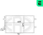 ERA OE Condensator, climatizare ERA OE 667040 (667040)