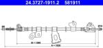 ATE Cablu, frana de parcare ATE 24.3727-1911.2 (24.3727-1911.2)