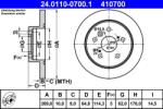 ATE Disc frana ATE 24.0110-0700.1 (24.0110-0700.1)