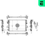 ERA Radiator, racire motor ERA 673120 (673120)