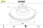 VALEO Disc frana VALEO 197807 (197807)
