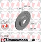 ZIMMERMANN Disc frana ZIMMERMANN SPORT Z 230.2357. 52 (230.2357.52)