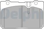 DELPHI set placute frana, frana disc DELPHI LP1460 (LP1460)