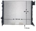 MAHLE Radiator, racire motor MAHLE BEHR CR 2240 000S (CR 2240 000S)