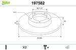 VALEO Disc frana VALEO 197582 (197582)
