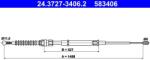 ATE Cablu, frana de parcare ATE 24.3727-3406.2 (24.3727-3406.2)