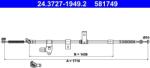 ATE Cablu, frana de parcare ATE 24.3727-1949.2 (24.3727-1949.2)