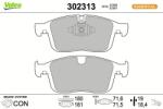 VALEO set placute frana, frana disc VALEO ESSENTIAL 302313 (302313)