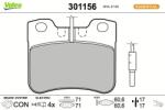 VALEO set placute frana, frana disc VALEO FIRST 301156 (301156)