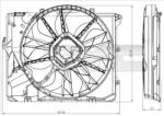 TYC Ventilator, radiator TYC 803-0012 (803-0012)