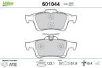 VALEO set placute frana, frana disc VALEO 601044 (601044)