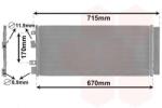 VAN WEZEL Condensator, climatizare VAN WEZEL 37005690 (37005690)