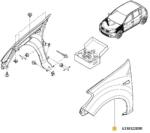 Original Renault Aripa fata stanga Stepway ORIGINAL RENAULT 631012289R (631012289R)